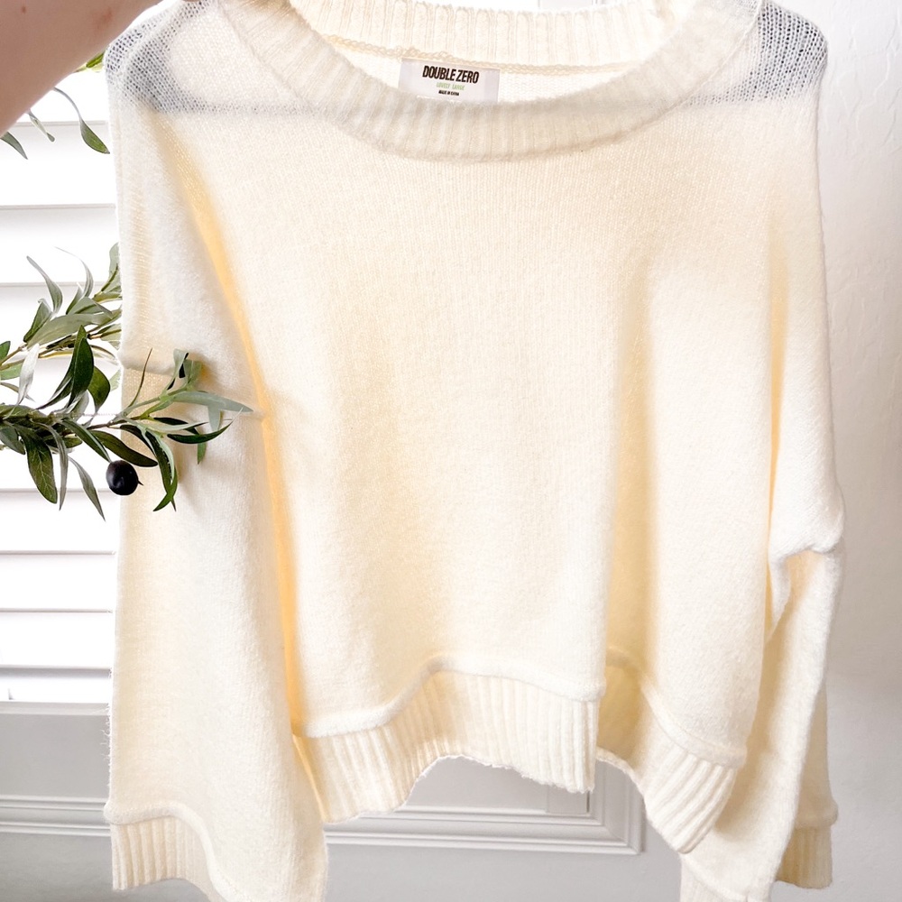 Double Zero Batwing Sweater